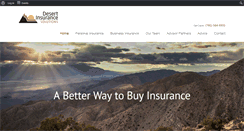 Desktop Screenshot of desertinsurancesolutions.com